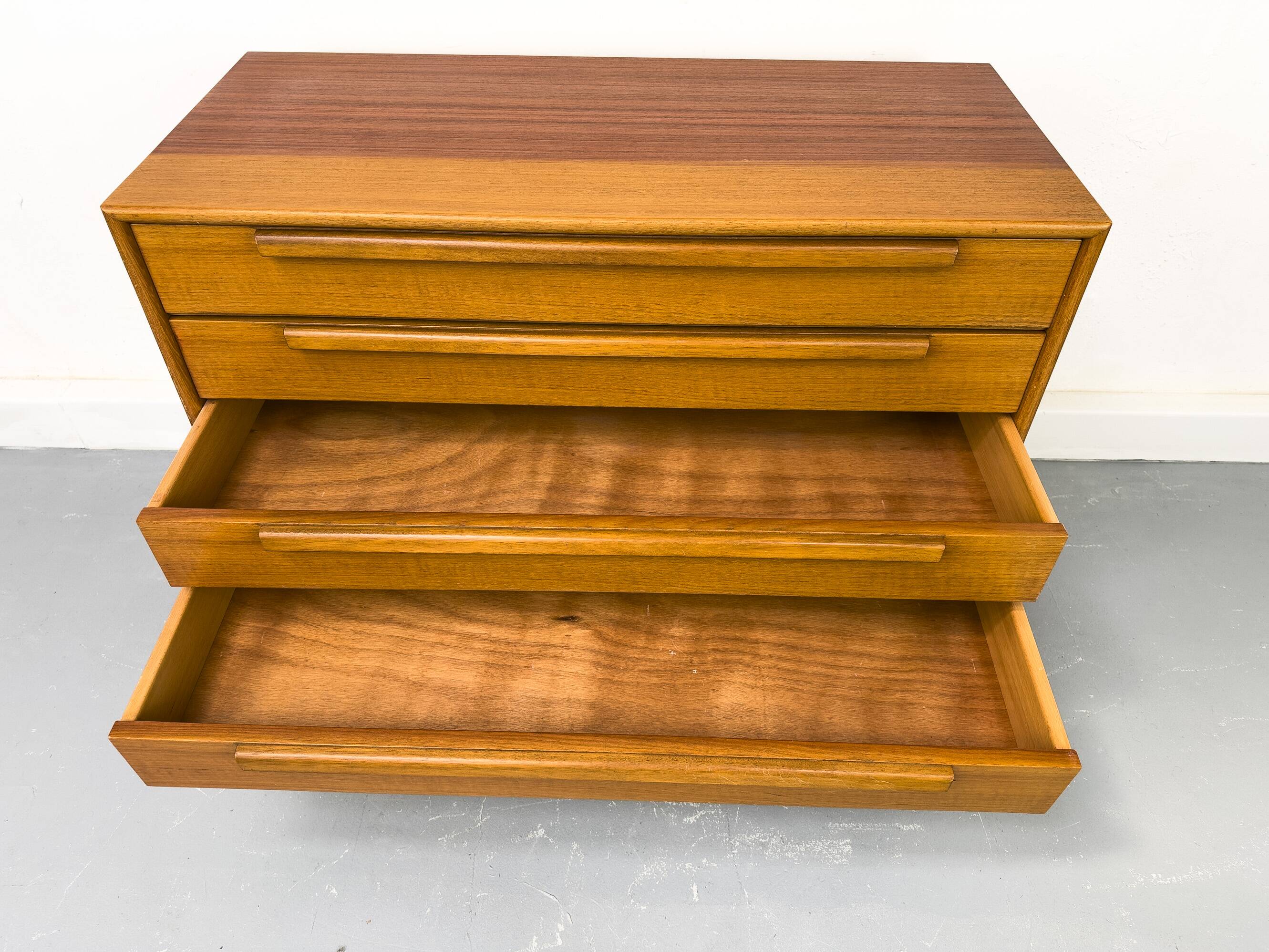 Teak chest of drawers from WK Möbel, 1960s