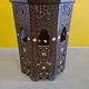 Old oriental wooden side table with mother of pearl, 1st half 20th century