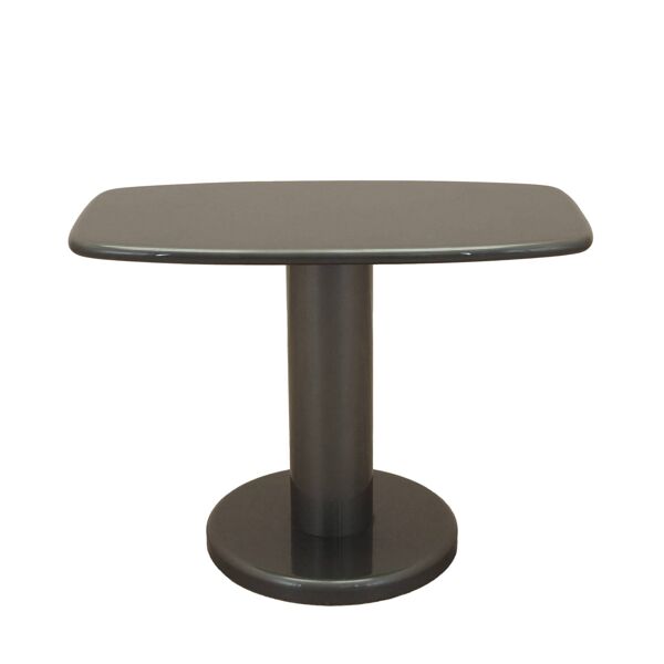 Table basse grise, design italien, années 1970, fabriquée en Italie.
