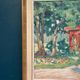 Original Swedish Oil on Panel – “House in Naantali” by John Rosenqvist – Signed – Vintage and Framed – 56.5 × 42 cm (22.2" × 16.5")
