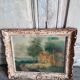 Tableau scène champêtre, style XVIIIème