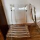 Set of 4 plexiglass folding chairs by Yonel Lebovici and Bernard Berthet 1970