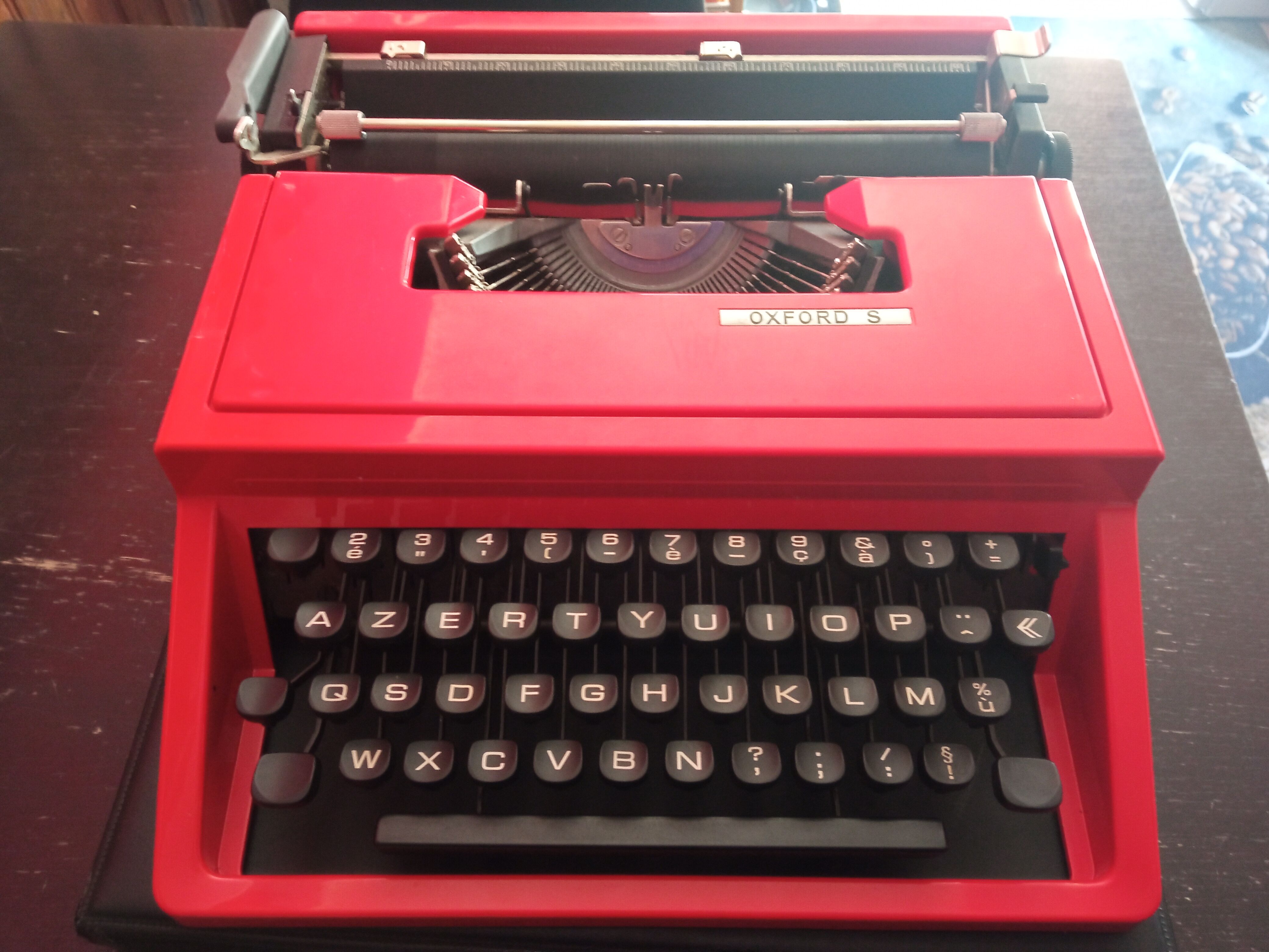Oxford S Red Typewriter