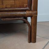 Rattan chest of drawers