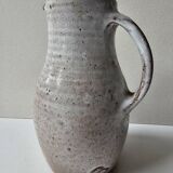 Glazed Ceramic Pitcher by Jeanne and Norbert Pierlot (Puisaye)