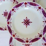 4 assiettes plates du Moulin des Loups et Hamage Madeleine 2106191