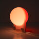 Space Age orange table lamp from Sergio Brazzoli for Guzzini, 1970s