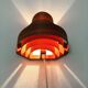 Wooden wall lamp