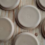 Lot 6 Gien stoneware salad plates in excellent condition