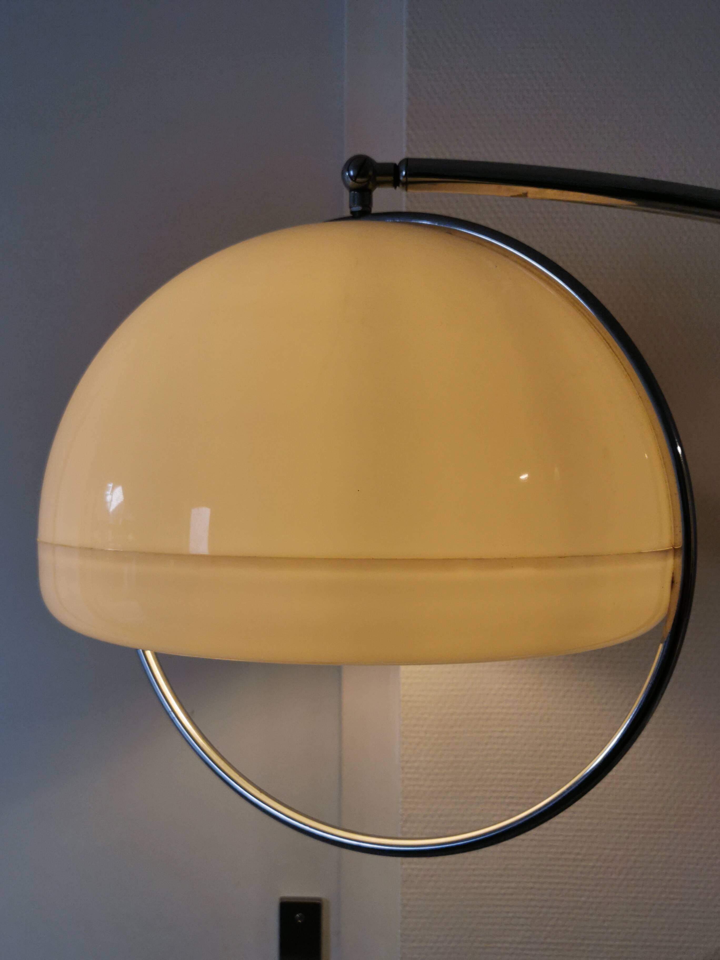 Vintage floor lamp, Arc by Harvey Guzzini 1970