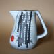 Pichet Vallauris François Caleca, pichet céramique signé, carafe céramique, moderniste, 50's