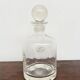 Vintage crystal whisky carafe from Paris with original label.