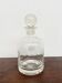 Vintage crystal whisky carafe from Paris with original label.