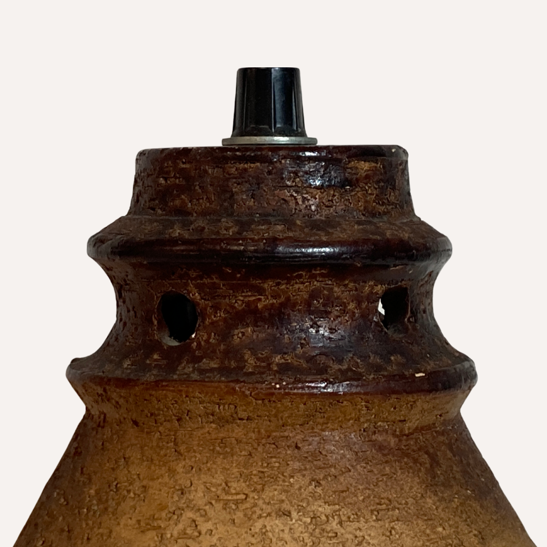 Set of 4 "cork" hanging lamps, 1960s