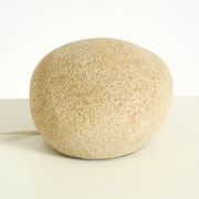 Original 1970s moon rock table lamp by André Cazenave for Tecta