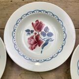 Lot of 10 soup plates Digoin model Cannes