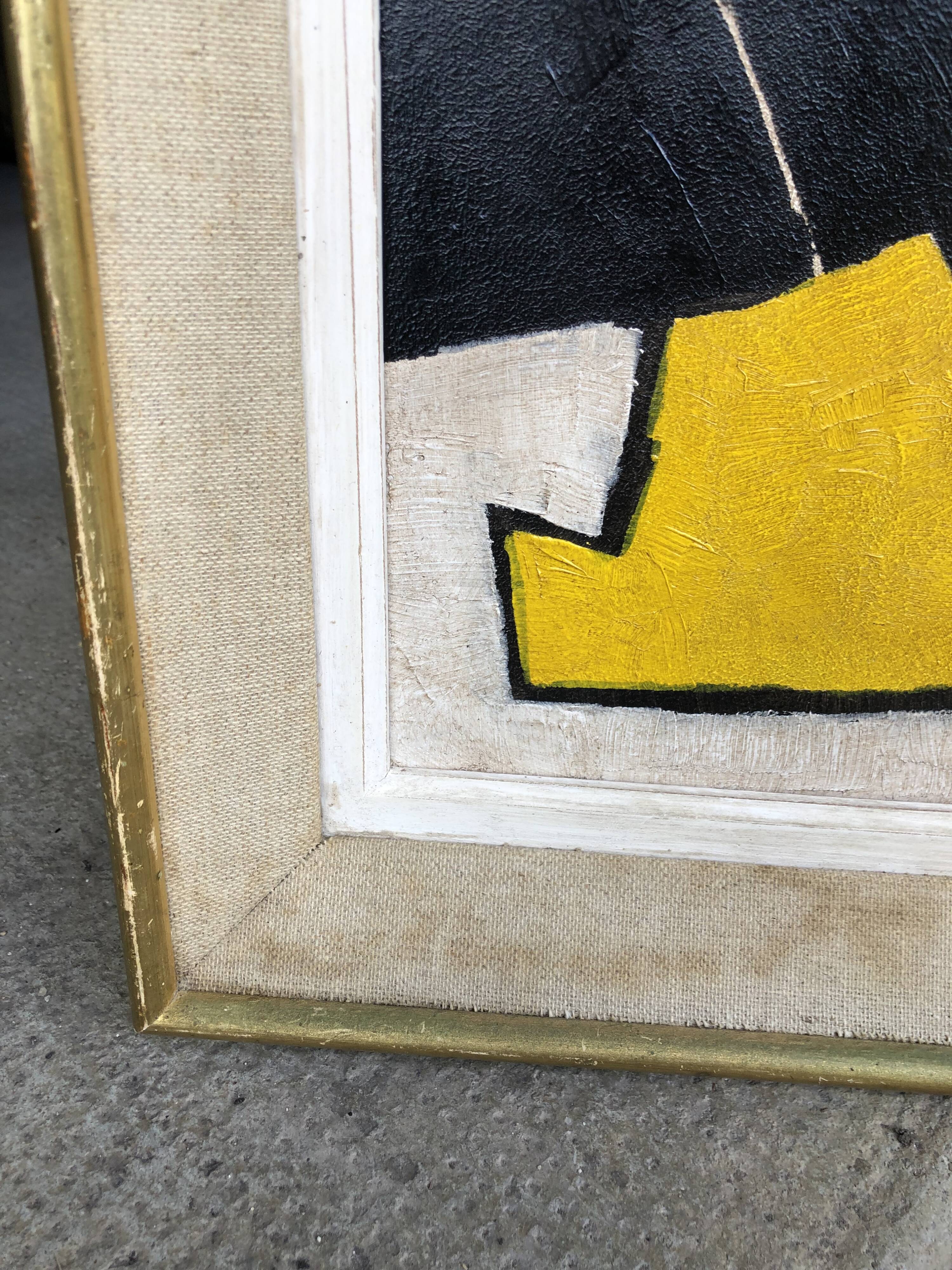 Abstract oil painting