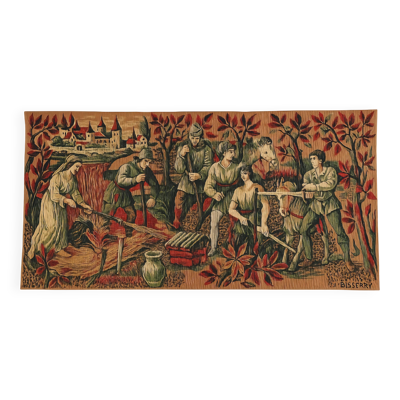 Tapisserie d’art signée Jean-Claude Bissery – Atelier Robert Four, Aubusson