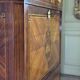 Louis XVI drop-leaf secretary in rosewood and violet wood veneer, 18th century