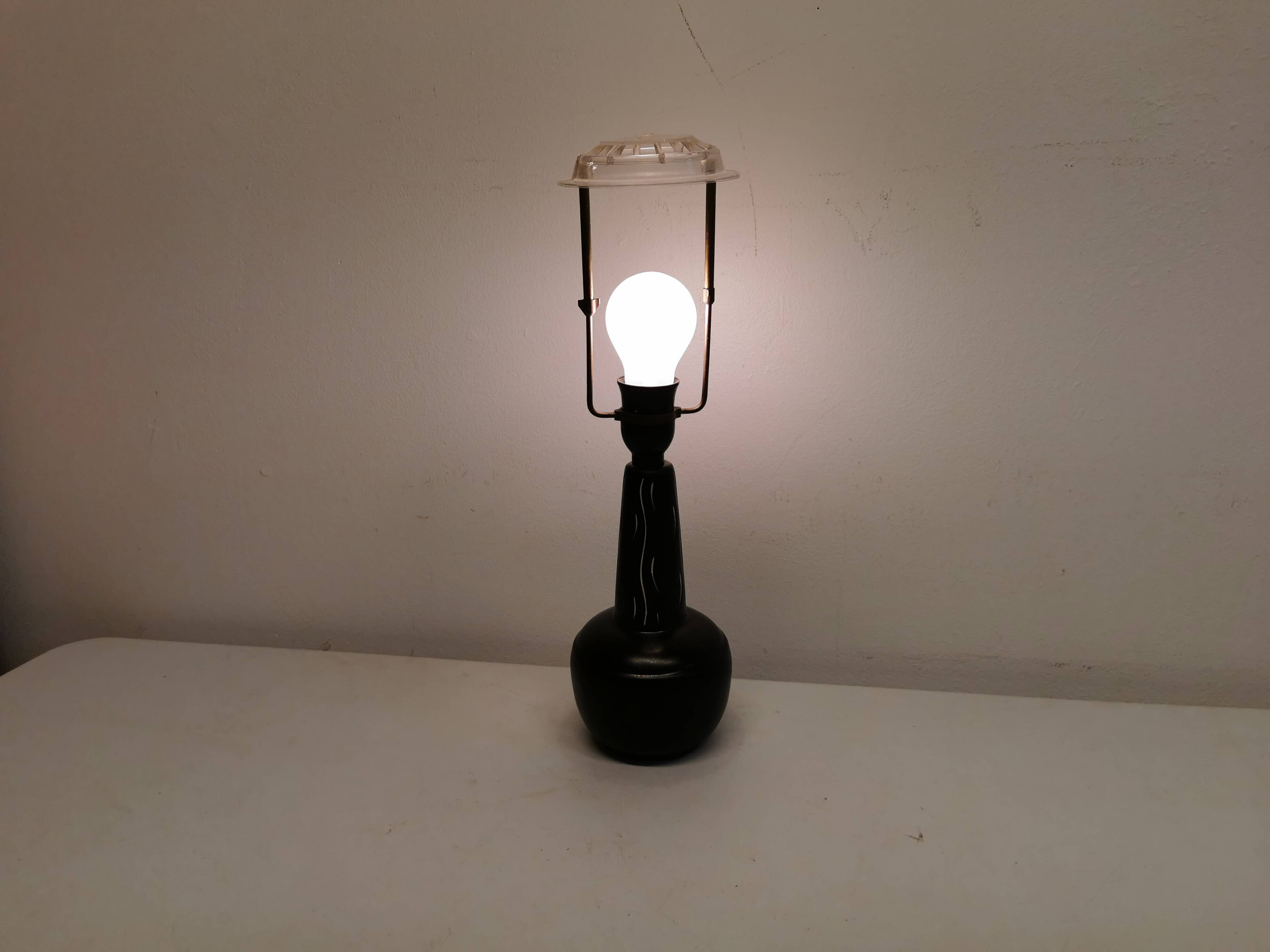 Ceramic table lamp from Danish ES Horn