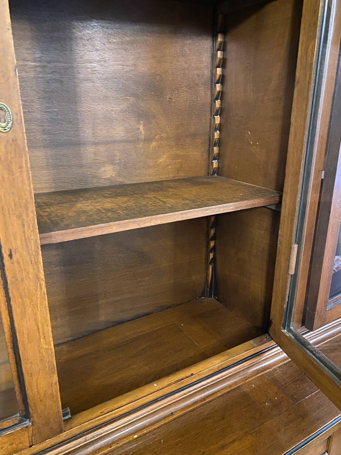Louis Philippe style display cabinet