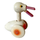 Old push toy, wooden duck