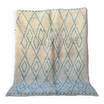 Moroccan carpet Beni Ouarain beige - 208 x 256 cm