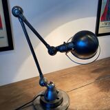 Jieldé lamp 2 arms 40+25cm industrial graphite Jean Louis Domecq 1950