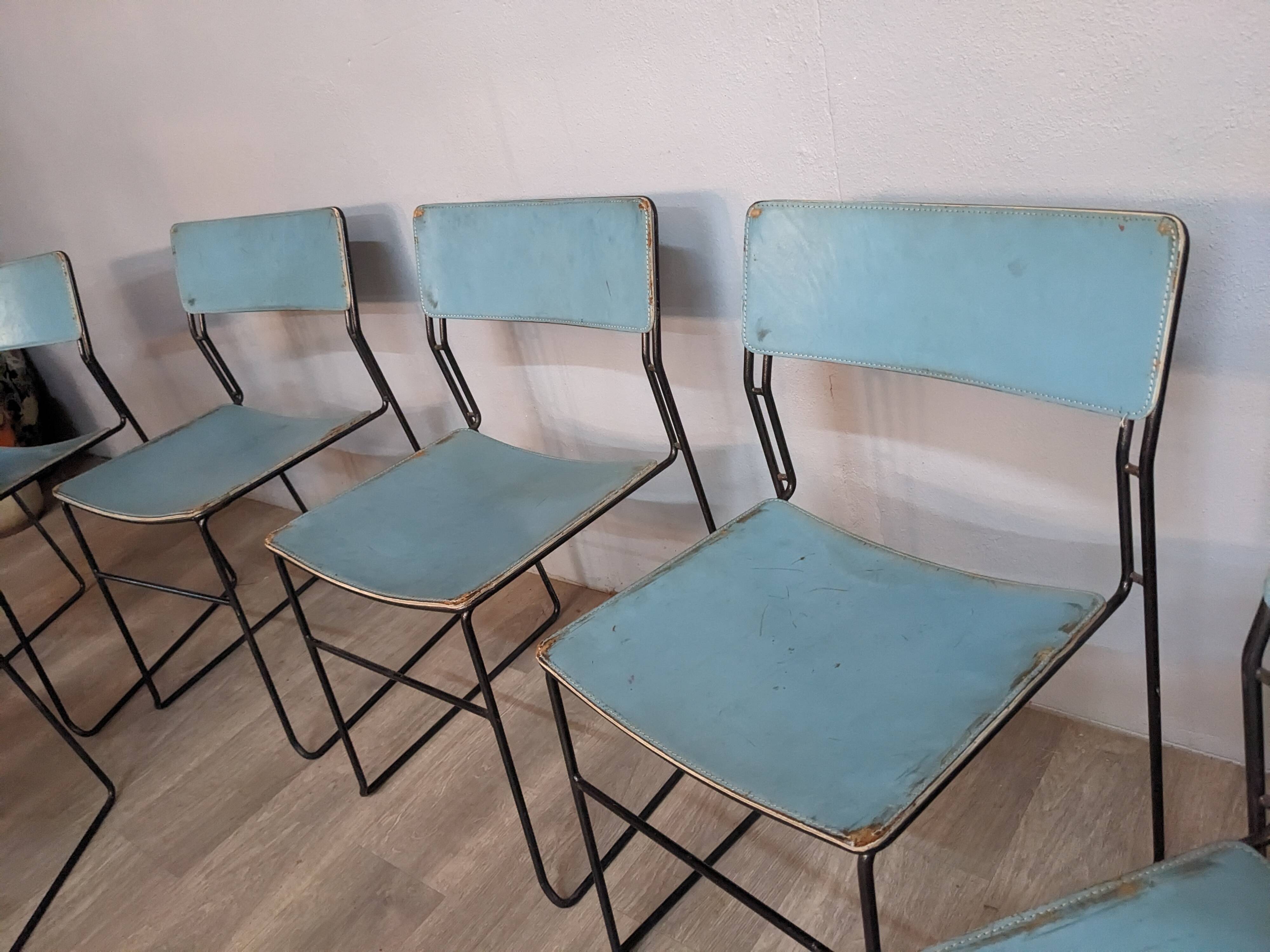 6 Sultana lounge chairs by Arrben, Italy 1970