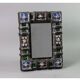 Polychrome ceramic mirror with cabochons — Jules Guérin