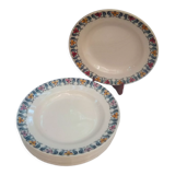 8 Terre de Fer Longchamp hollow plates