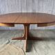 Table ronde extensible vintage