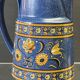 Very nice blue ceramic jug in good condition.