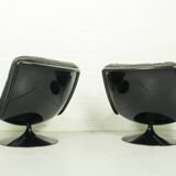 Set of 2 Vintage Dutch design F978 swivel chairs by Geoffrey Harcourt for A