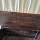 Antique trough / antique chest in solid oak – late 19th / early 20th century