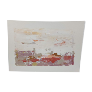 Peinture paysage abstraite