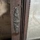 Antique carved wooden wall mirror – ornate pediment, Napoleon III style