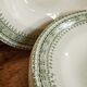 Five old plates Terre de fer from Choisy-Le-Roi HB and cie
