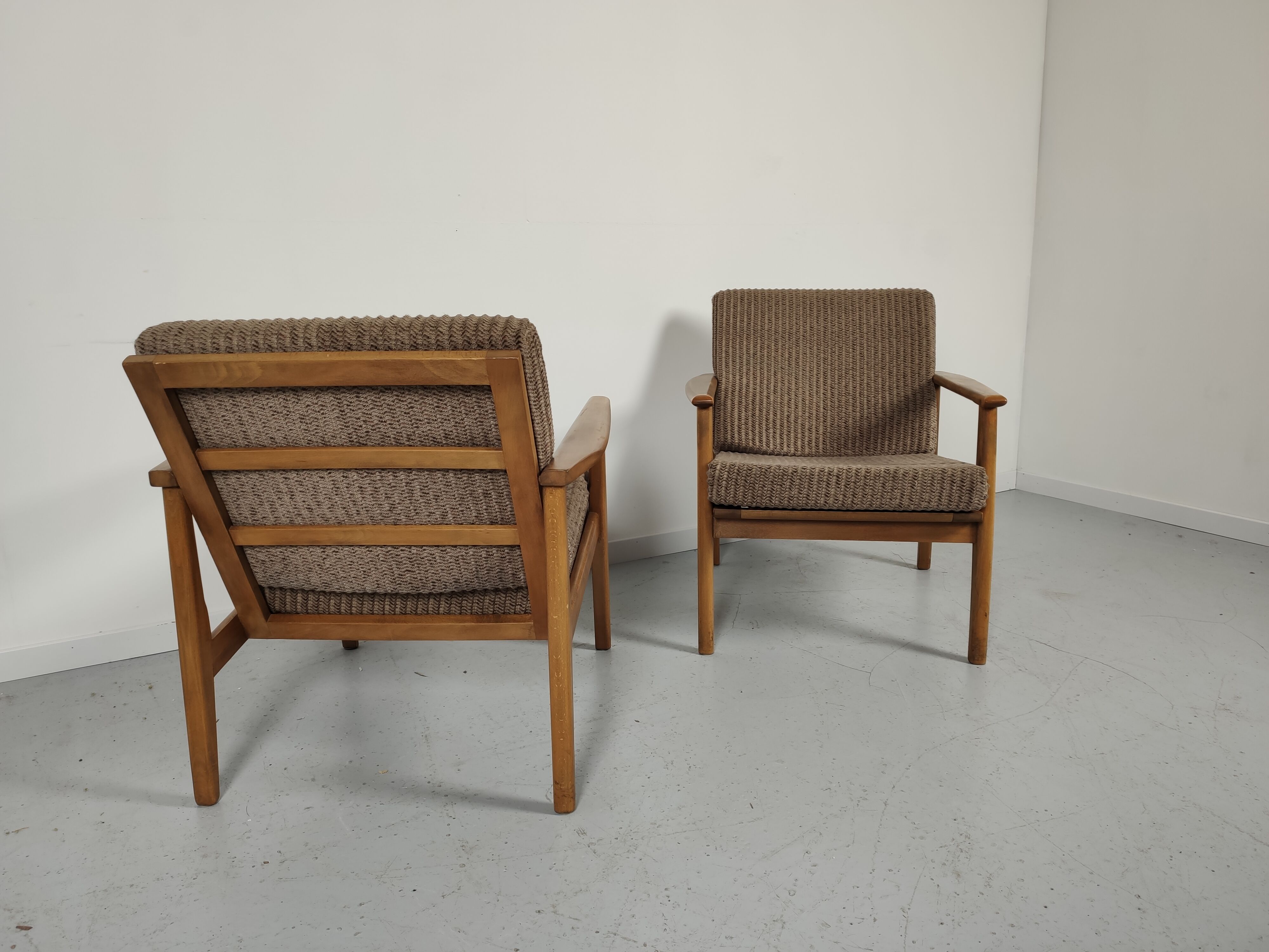 Pair of vintage Scandinavian armchairs