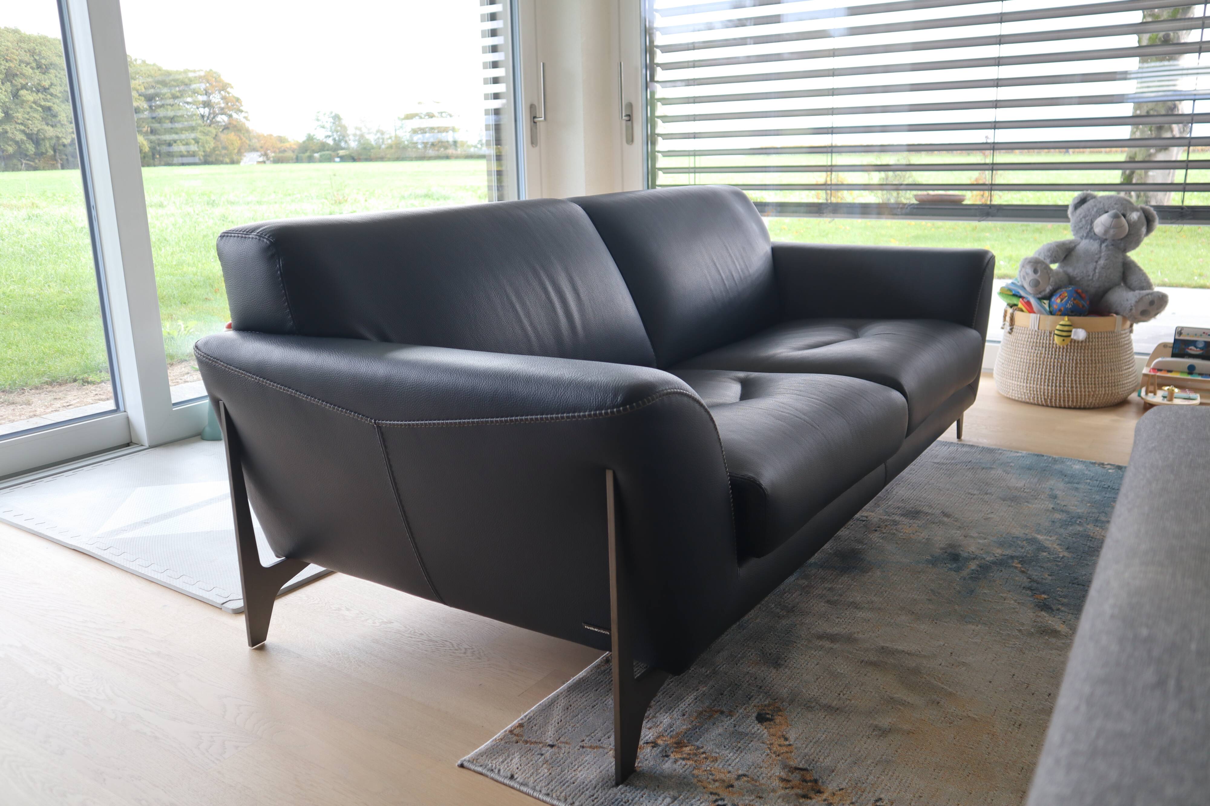 REFLEXION Sofa Roche Bobois Petrol Blue