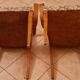 Pair of Art Deco curved wood armchairs – 1930s