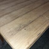 Solid oak side table