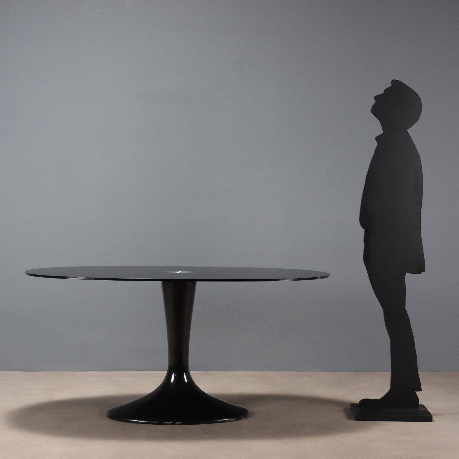 Elliptical table 1990s