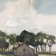 Watercolor signed M.Aubert 1943