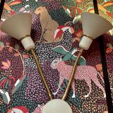 Double adjustable wall lamp Scandinavian design.