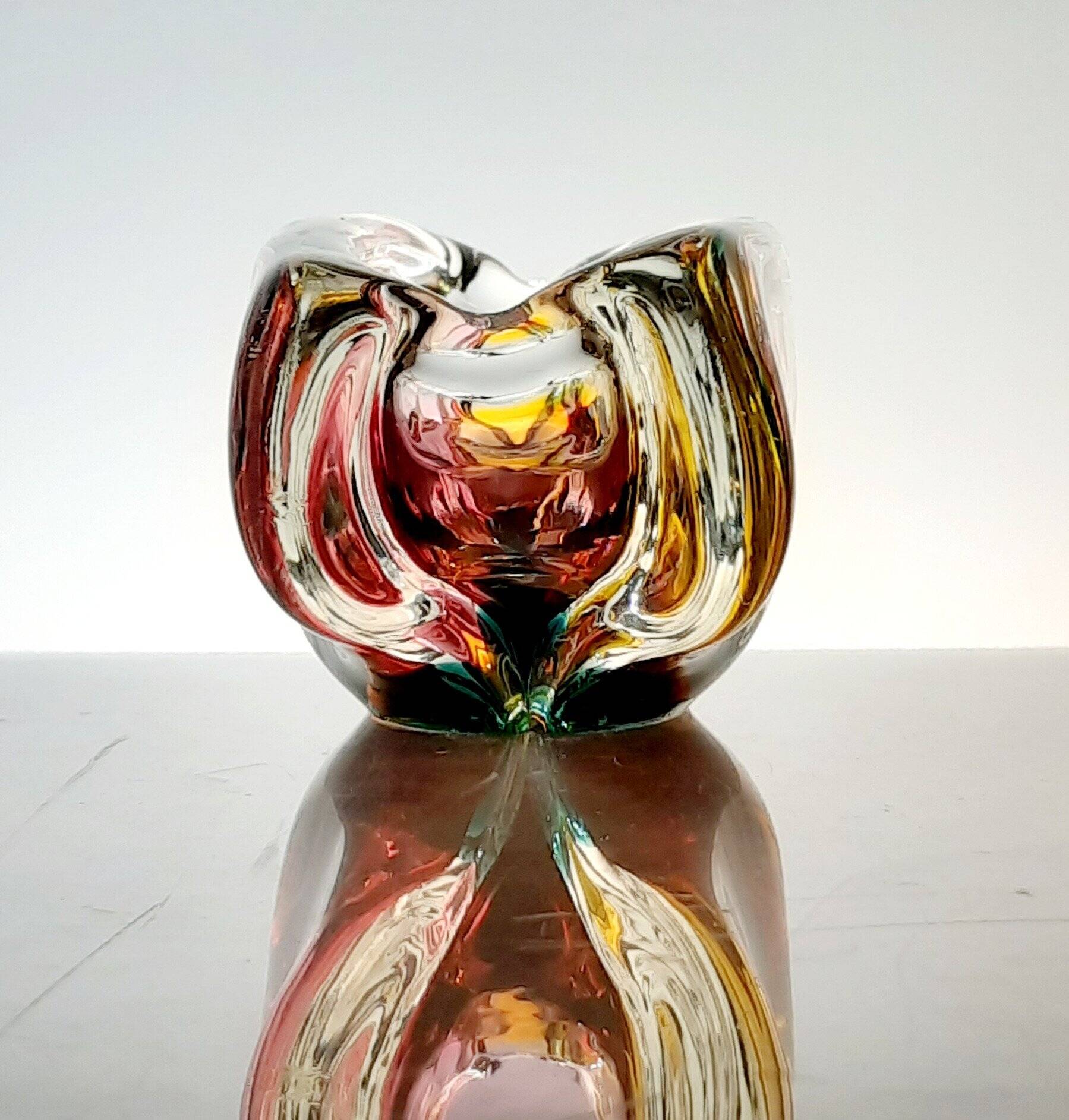 Vintage Cup • Blown Glass • Josef Rozinek • Borske Sklo • 1960