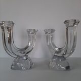 Pair of vintage candle holders