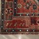 Vintage Hand-Woven Middle Eastern Oriental Hamadan Kamse Rug, 1960s