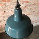 Industrial factory ceiling lamp from Wikasy A23, 1950s