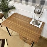 Vintage desk feet black metal